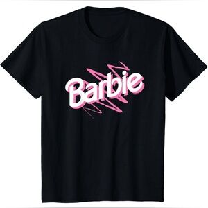 New w/ Amazon tag Girls 4T Barbie T-Shirt Club - 90s Barbie Logo T-Shirt